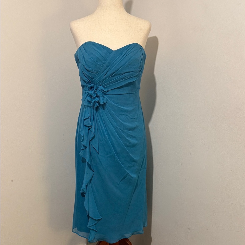 Melissa Sweet Teal Women's Cocktail or Bridesmaid Dress